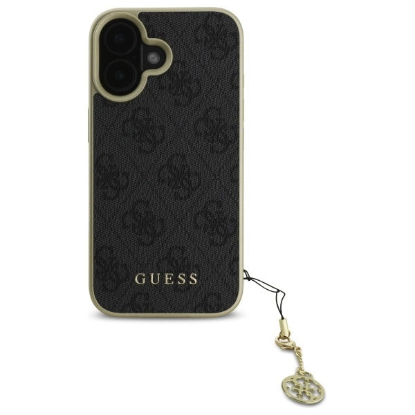 Guess 4G Charms Collection æske til iPhone 16 Plus - sort