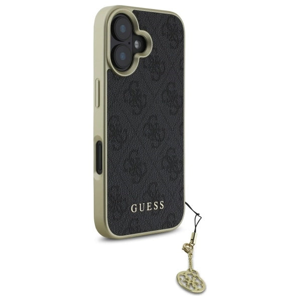 Guess 4G Charms Collection case til iPhone 16 - sort
