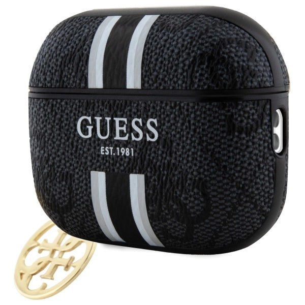 Guess GUAP2P4RPSK AirPods Pro 2 (2022/2023) cover sort/sort 4G Printed Stripes Charm