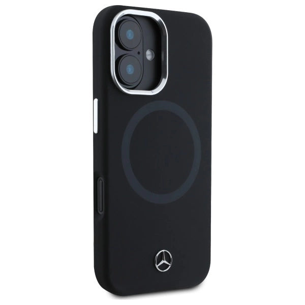 Mercedes MEHMP16S23SUTTK iPhone 16 6.1" sort/sort hardcase Silikon Tonal Logo MagSafe