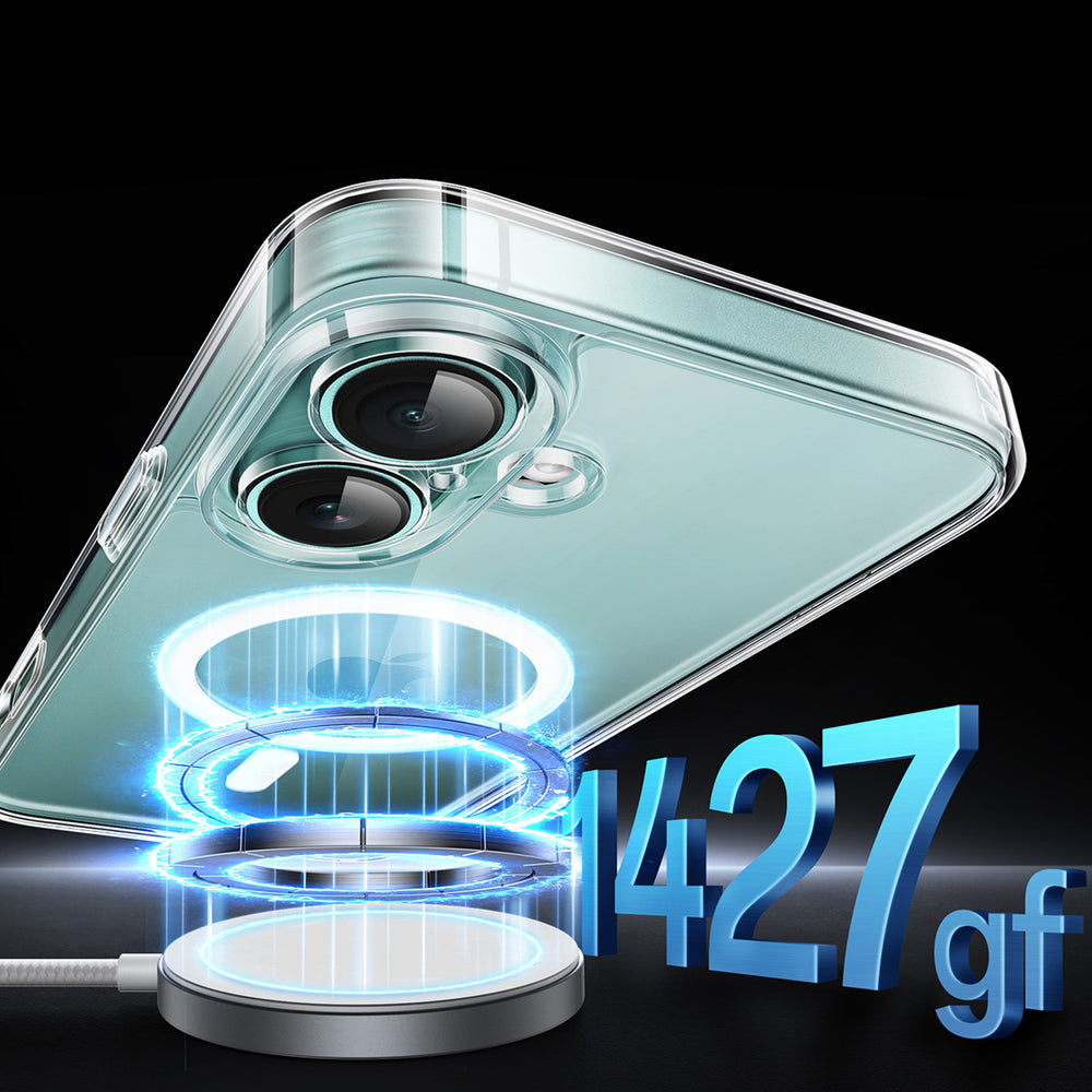 Ugreen Classy Clear Magnetisk Case med MagSafe til iPhone 16 Plus - Clear