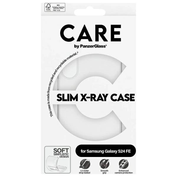 CARE af PanzerGlass Slim X-Ray Case Sam S24 FE S721 Clear/Transparent 1963