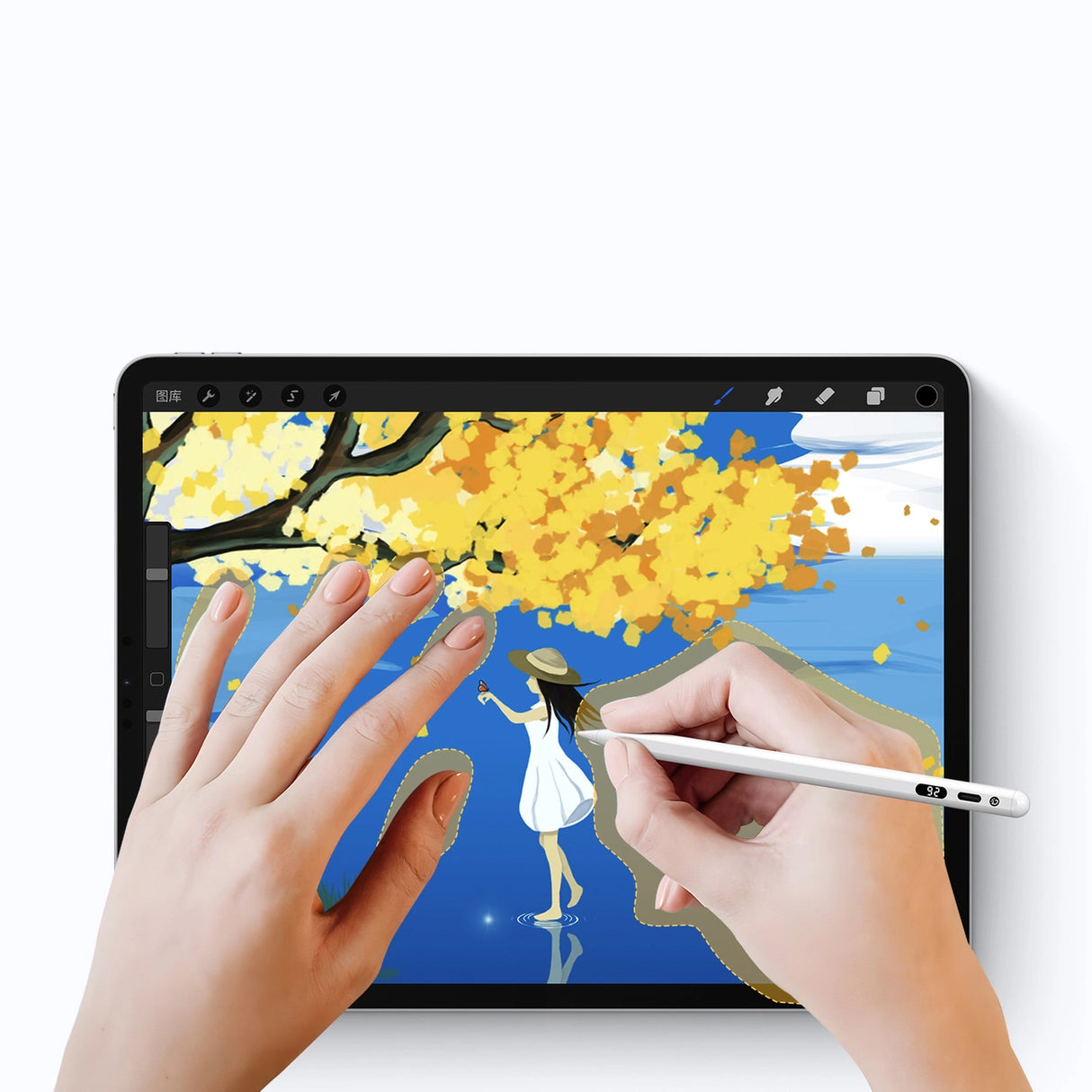 Dux Ducis Stylus Pen SP-02 til Apple iPad - hvid