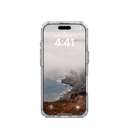 UAG Plyo XTE Magsafe-hylster til iPhone 16 Pro - gennemsigtigt titanium