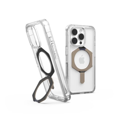 UAG Plyo XTE Magsafe-hylster til iPhone 16 Pro - gennemsigtigt titanium