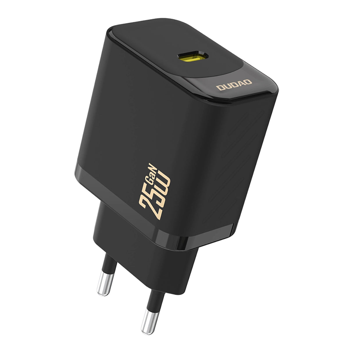 Dudao A27 25W GaN USB-C Wall Charger - sort