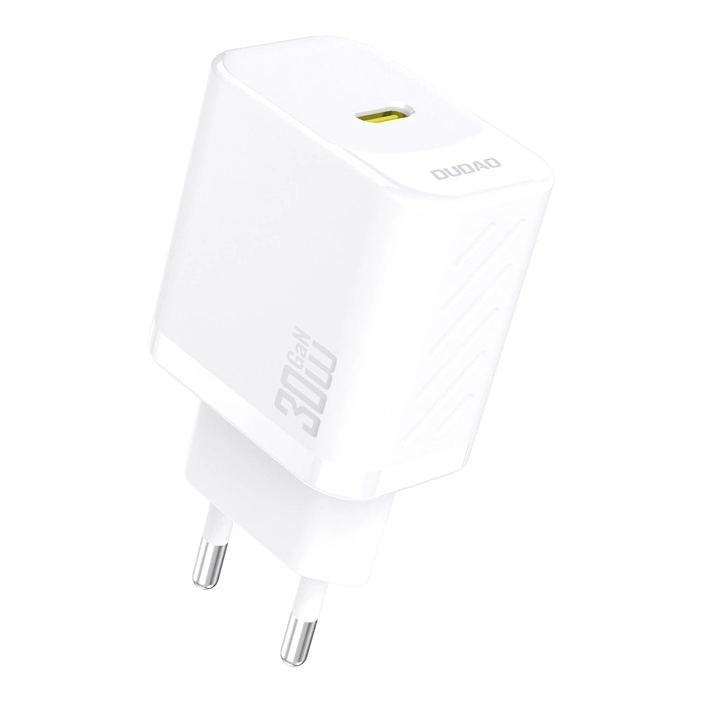 Dudao A27P 30W PD GaN USB-C Wall Charger - hvid