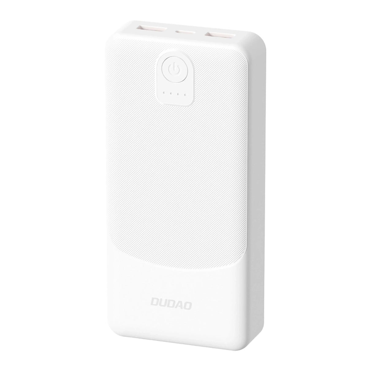 Powerbank Dudao K10Pro 2.4A 20000mAh 2 x USB-A - hvid