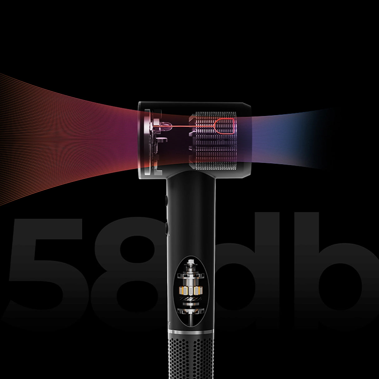 UWANT H100 hårtørrer - grå