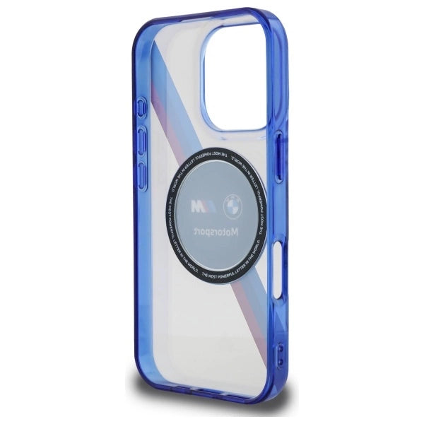 BMW BMHMP16X23HTPUT iPhone 16 Pro Max 6.9" gennemsigtig hardcase Motosport IML Circle MagSafe