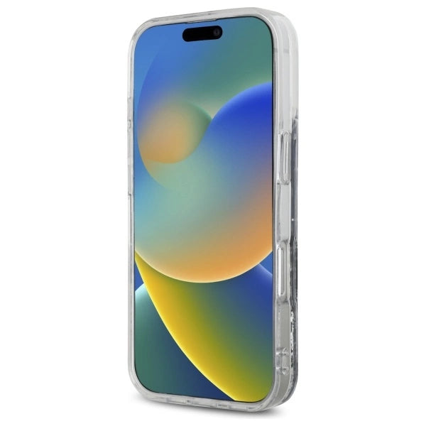 DKNY DKHCP16LLBNAEK iPhone 16 Pro 6.3" sort/sort hardcase Liquid Glitter Arch Logo