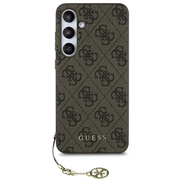 Guess GUHCS24FEGF4GBR S24 FE S721 brun/brun hardcase 4G Charms Collection