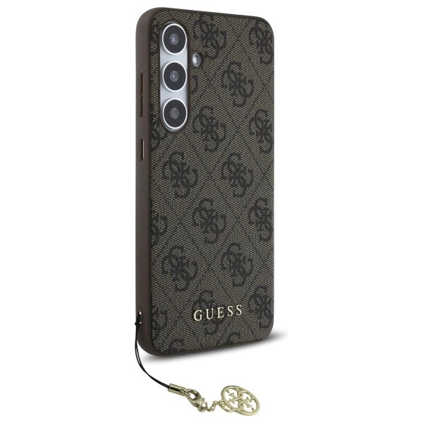 Guess GUHCS24FEGF4GBR S24 FE S721 brun/brun hardcase 4G Charms Collection