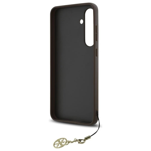 Guess GUHCS24FEGF4GBR S24 FE S721 brun/brun hardcase 4G Charms Collection