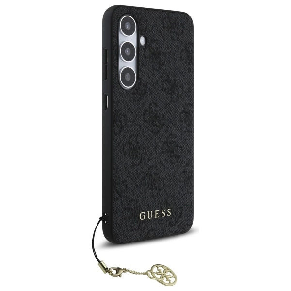 Guess GUHCS24FEGF4GGR S24 FE S721 grå/grå hardcase 4G Charms Collection