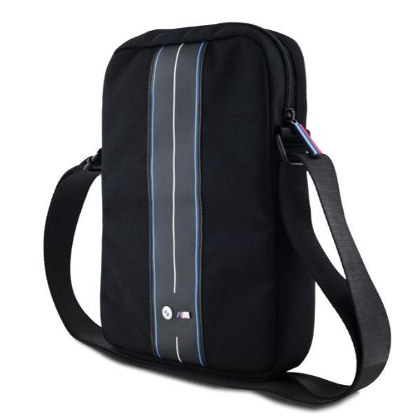 BMW Nylon Blue Stripe 10" Tablet Bag - sort