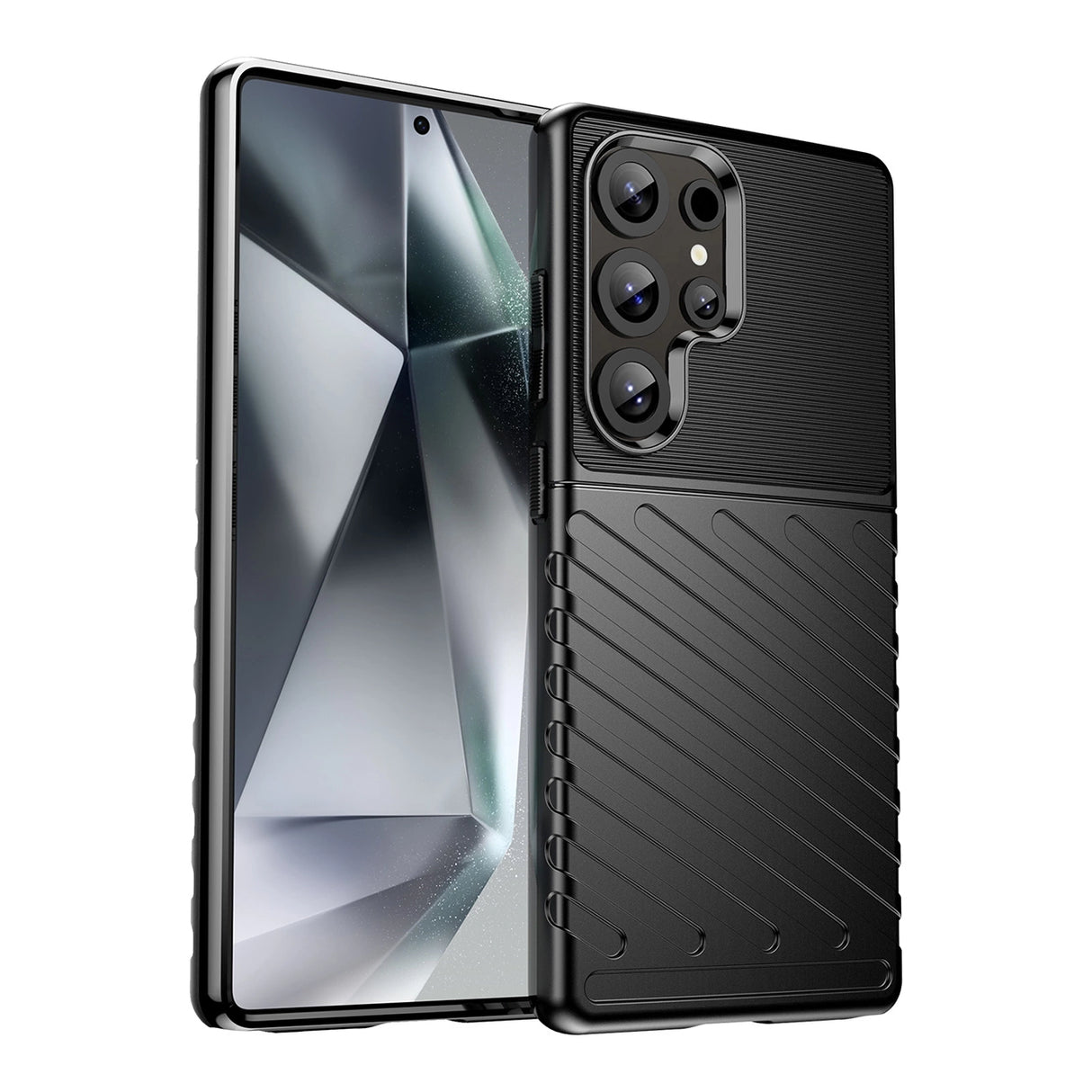 Thunder Case Samsung Galaxy S25 Ultra Silicone Armored Case - sort