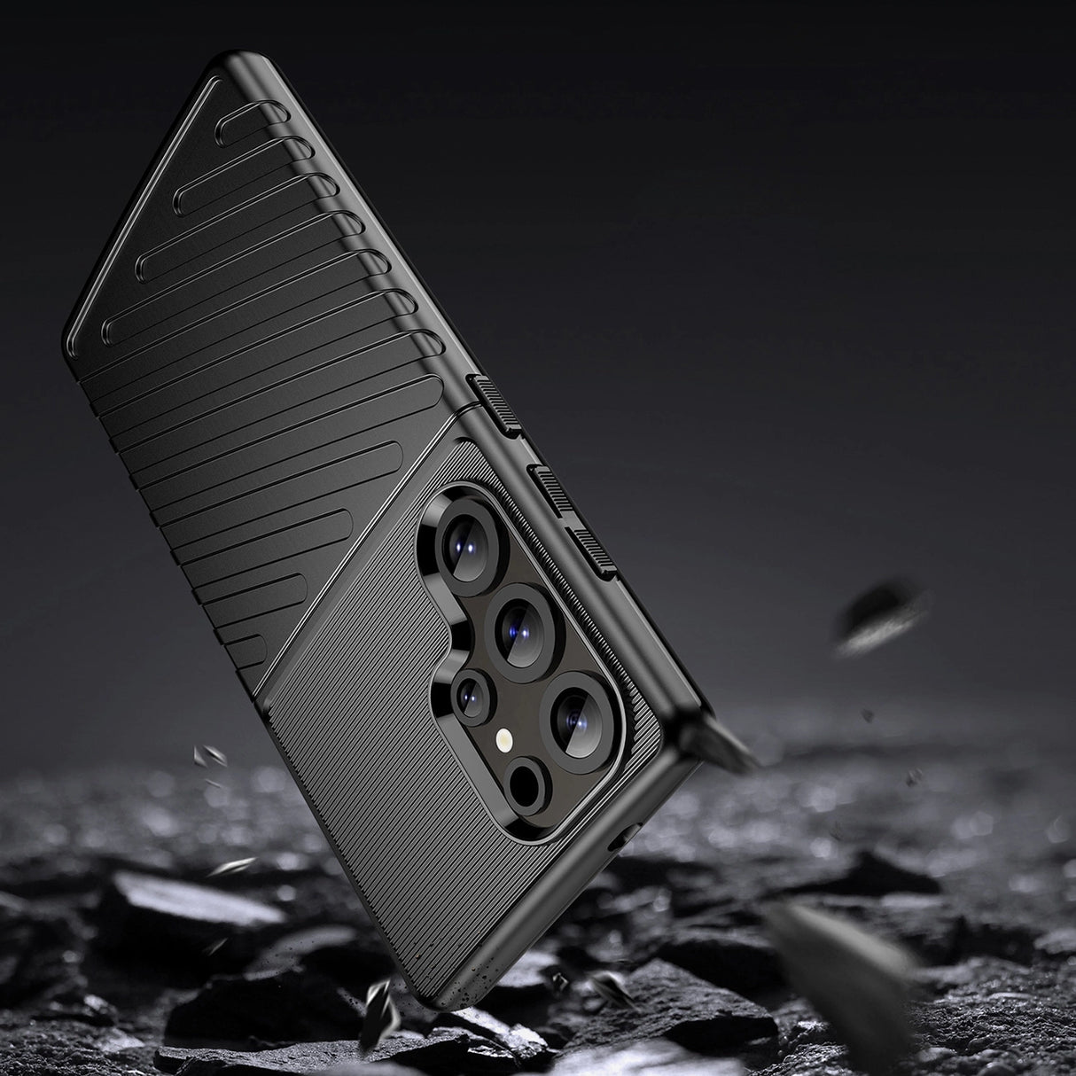 Thunder Case Samsung Galaxy S25 Ultra Silicone Armored Case - sort