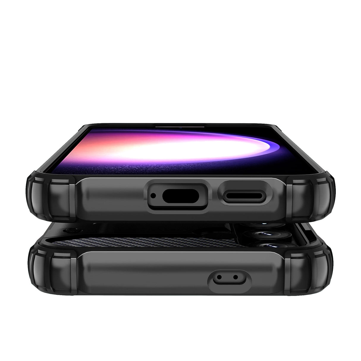 Hybrid Armor Case til Samsung Galaxy S24 FE Armored Hybrid Case - sort