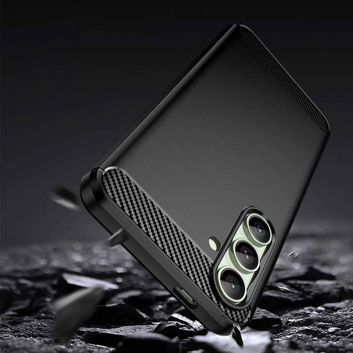 Carbon Case til Samsung Galaxy S24 FE - sort