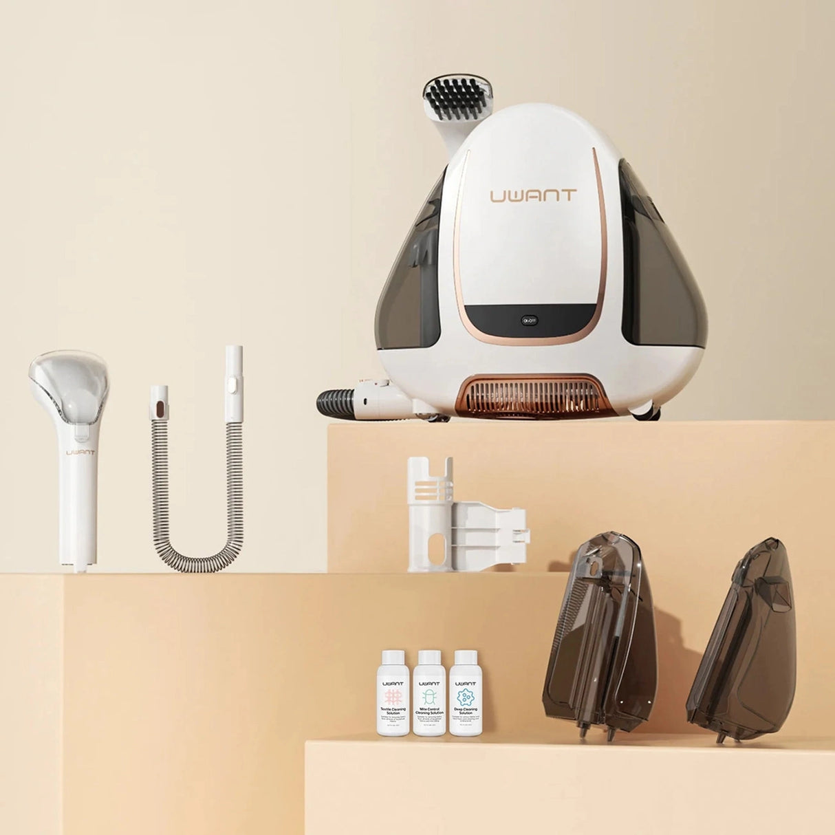 UWANT B100-S 12000Pa 450W vaskestøvsuger - hvid