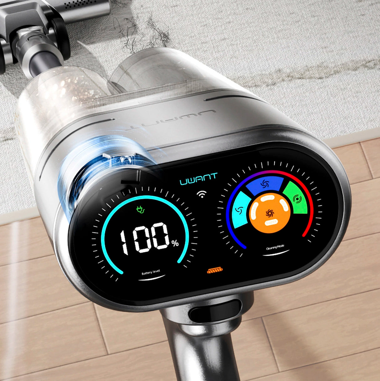 UWANT V100 trådløs støvsuger - grå