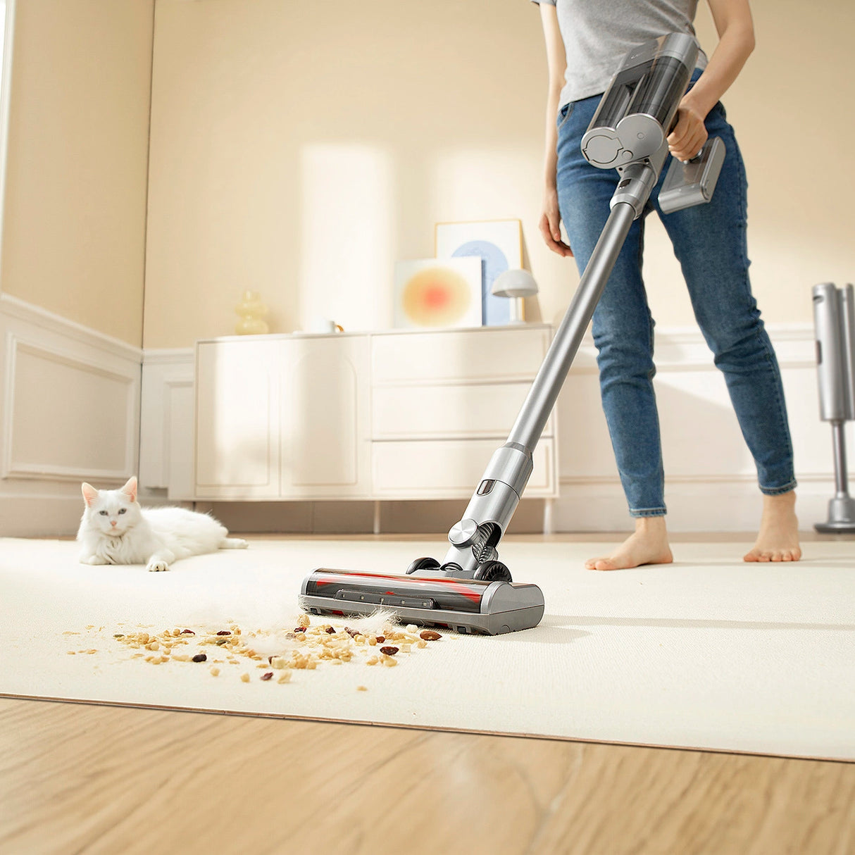 UWANT V100 trådløs støvsuger - grå