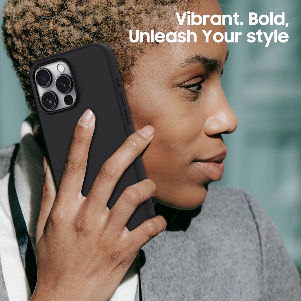 Tech-Protect Silicone MagSafe iPhone 16 Pro Case - sort