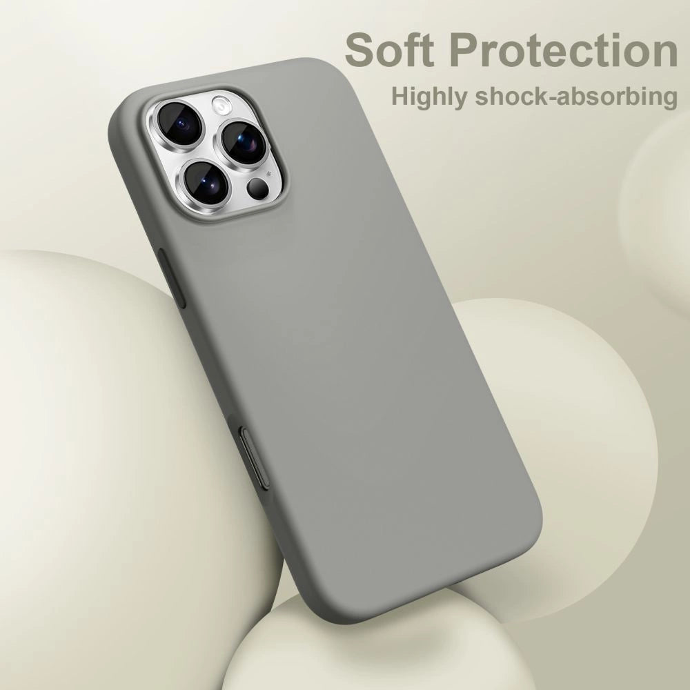 Tech-Protect Silicone MagSafe iPhone 16 Pro Case - Grå