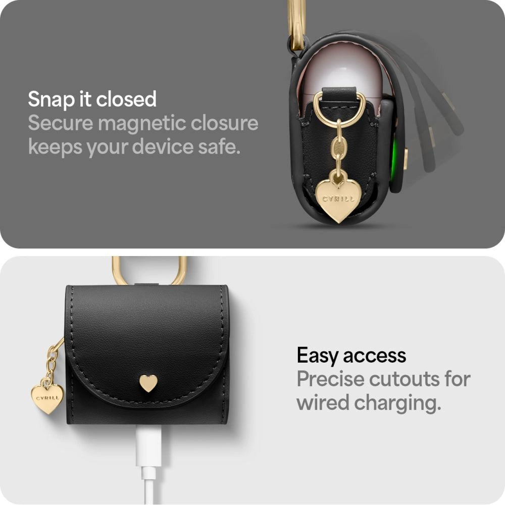 Spigen Cyrill Mini Bag for AirPods 4 - Black