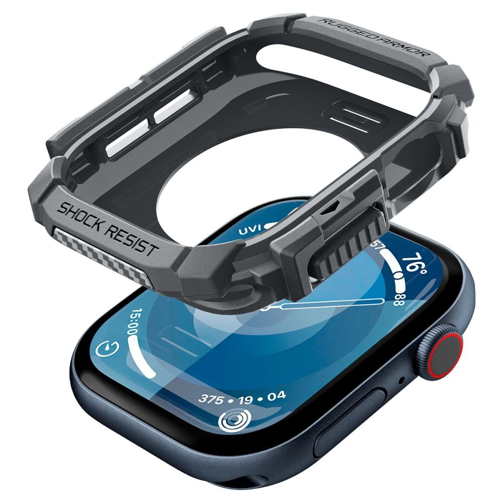 Spigen Rugged Armor Case for Apple Watch 10 46mm - Gray
