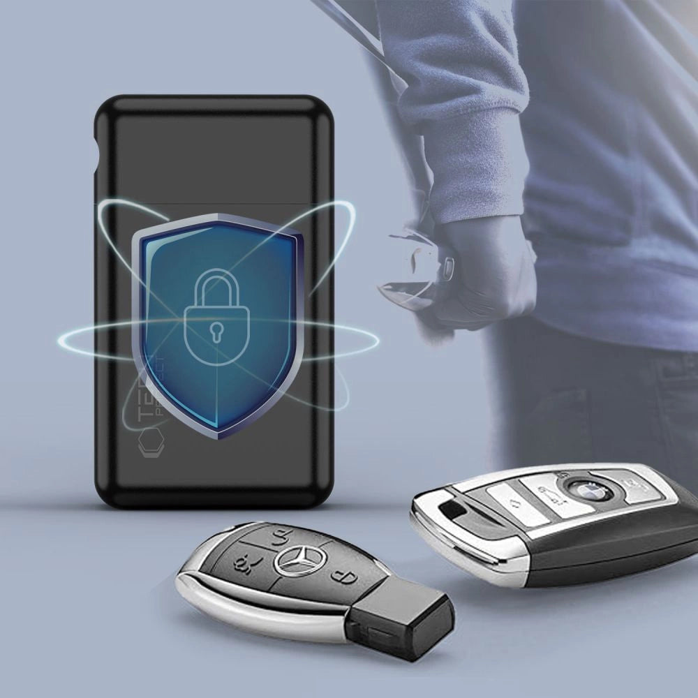 Tech-Protect KLR200 Metal Car Key Case RFID Blocking - Black