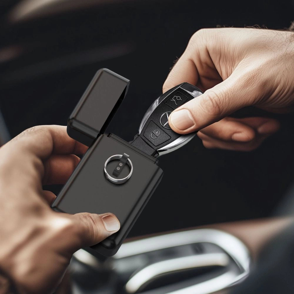 Tech-Protect KLR200 Metal Car Key Case RFID Blocking - Black