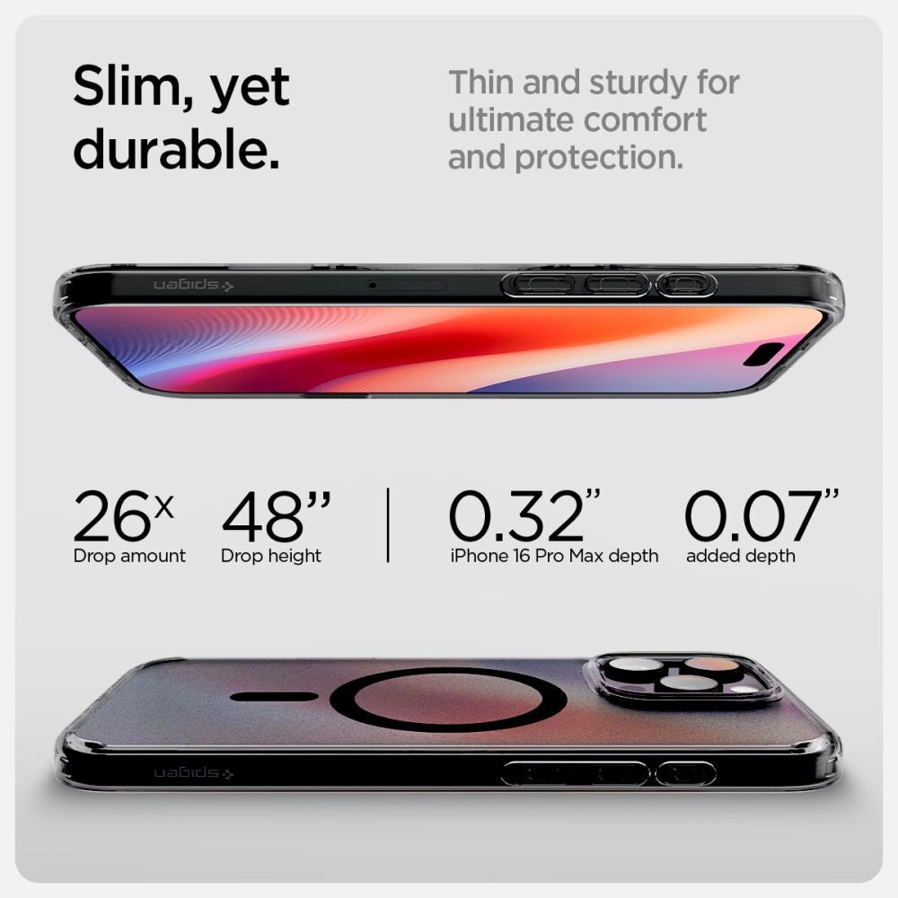 Spigen Ultra Hybrid "T" MagSafe Case for iPhone 16 Pro Max - Black