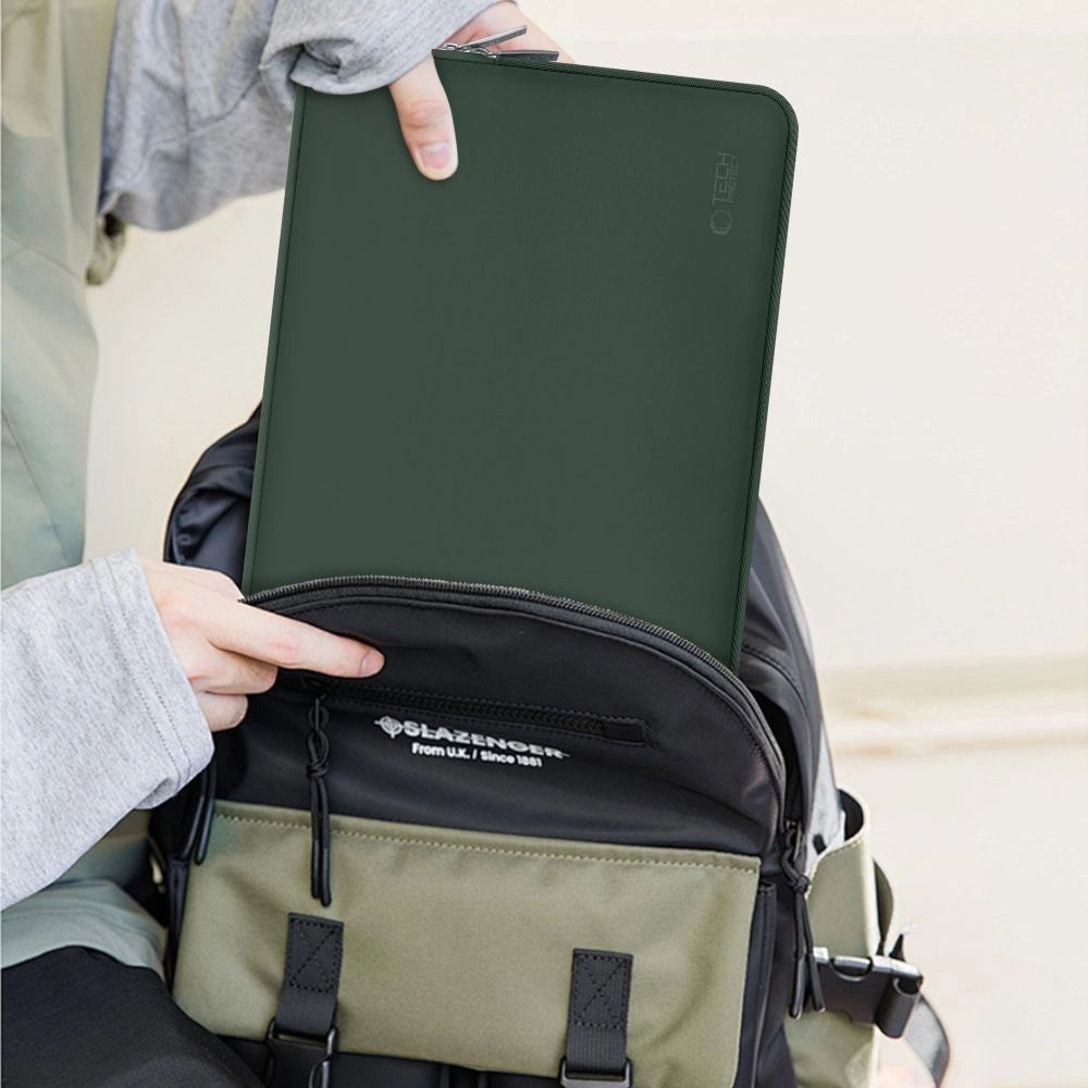 Tech-Protect Neoslim 13-14 Laptop Bag - Grøn