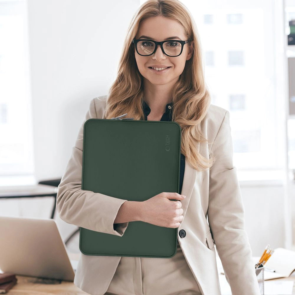 Tech-Protect Neoslim 13-14 Laptop Bag - Grøn