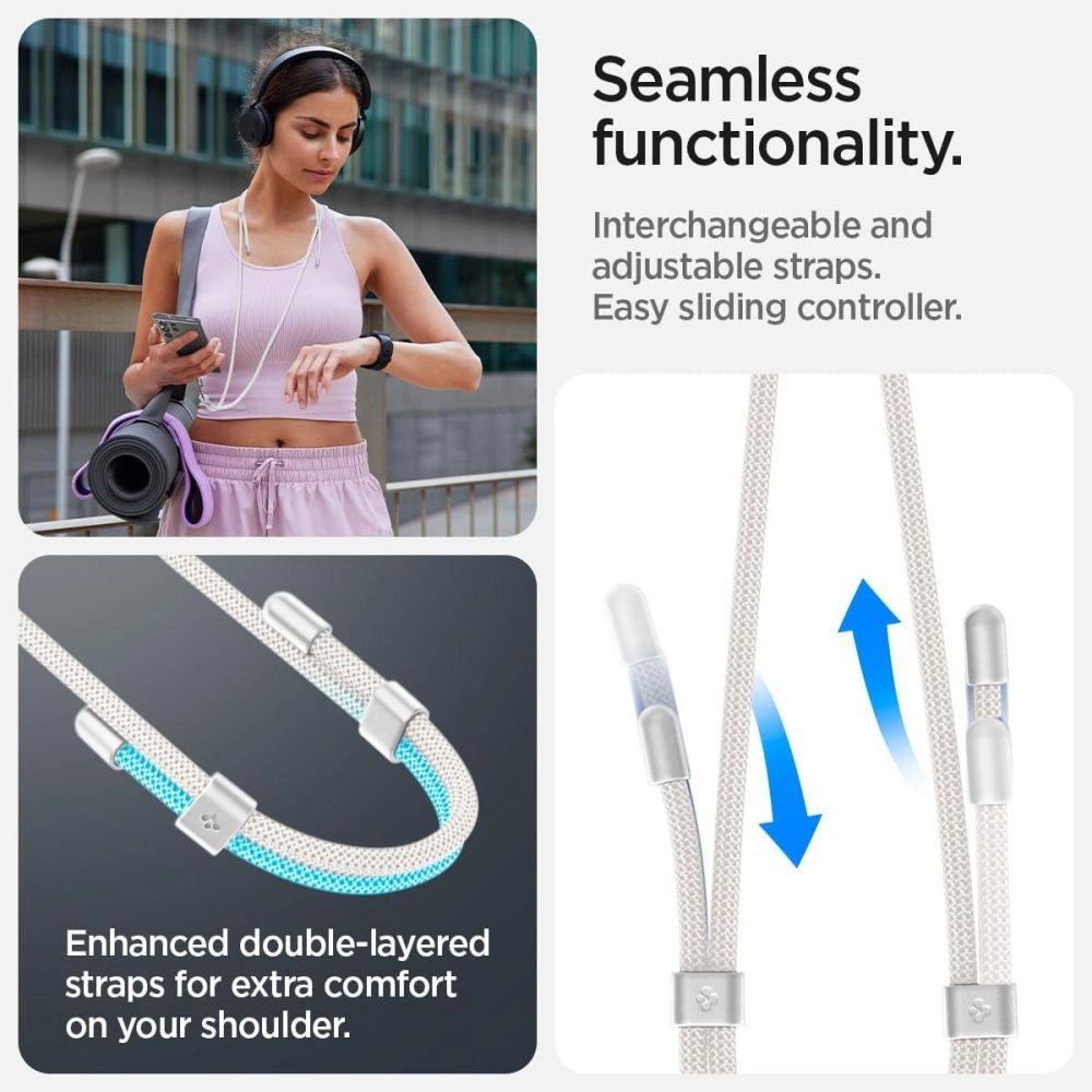 Spigen Universal Set Lanyard and Pendant - White