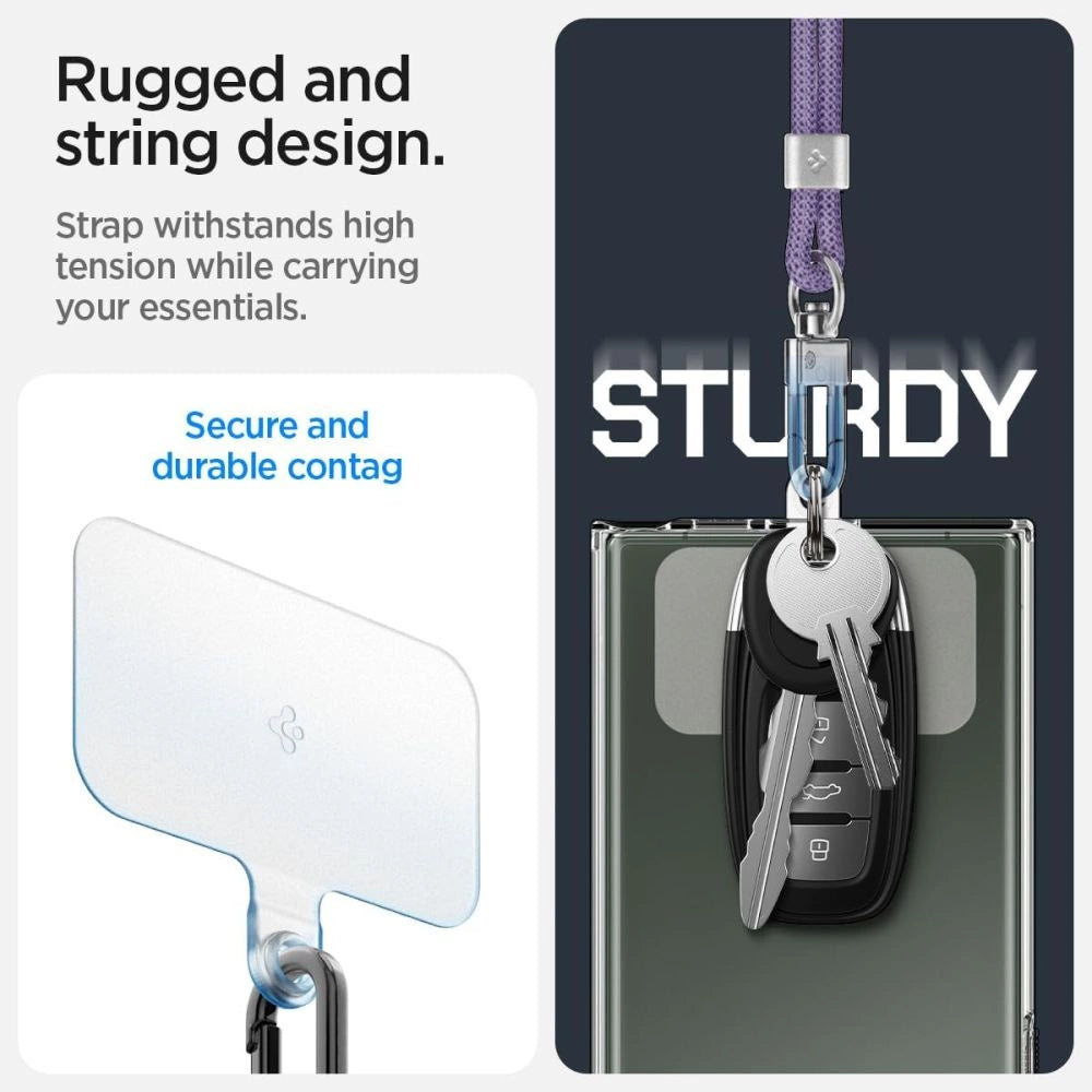 Spigen Universal Set Lanyard and Pendant - Purple