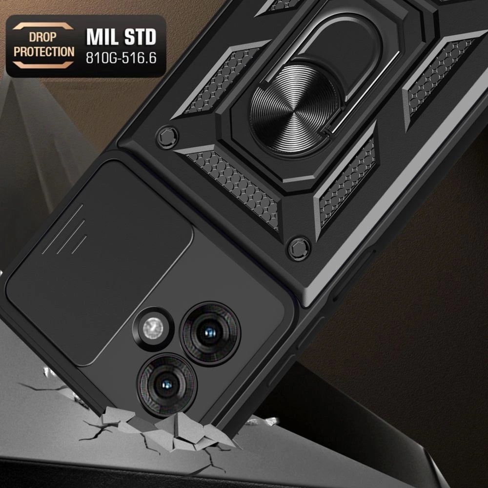 Tech-Protect CamShield Pro Case til Motorola Moto G55 5G - sort