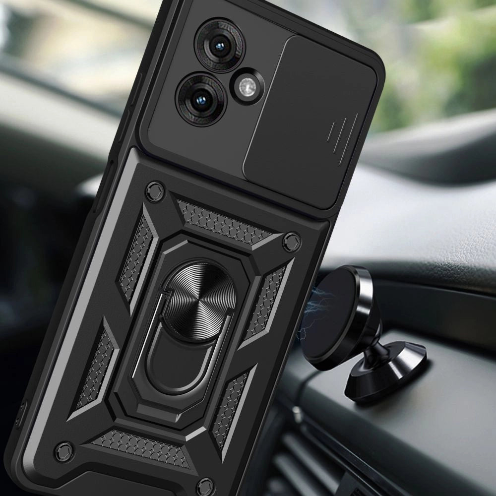 Tech-Protect CamShield Pro Case til Motorola Moto G55 5G - sort