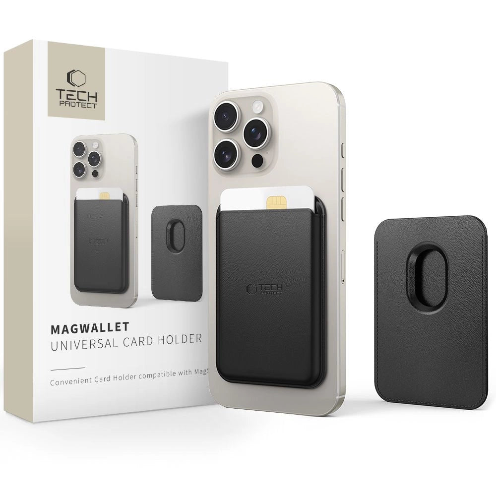 Tech-Protect MagWallet Magsafe kortkasse - sort