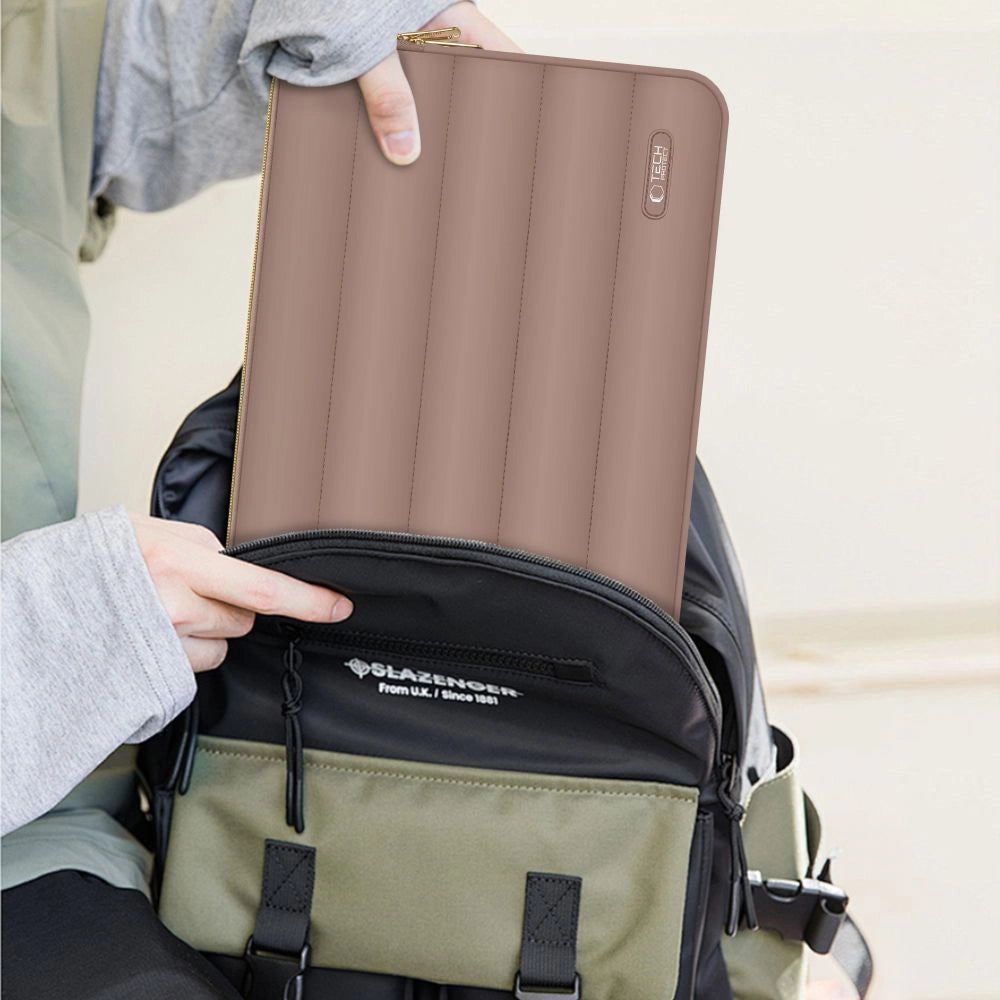 Tech-Protect Puffy 15-16" Laptop Bag - Brown