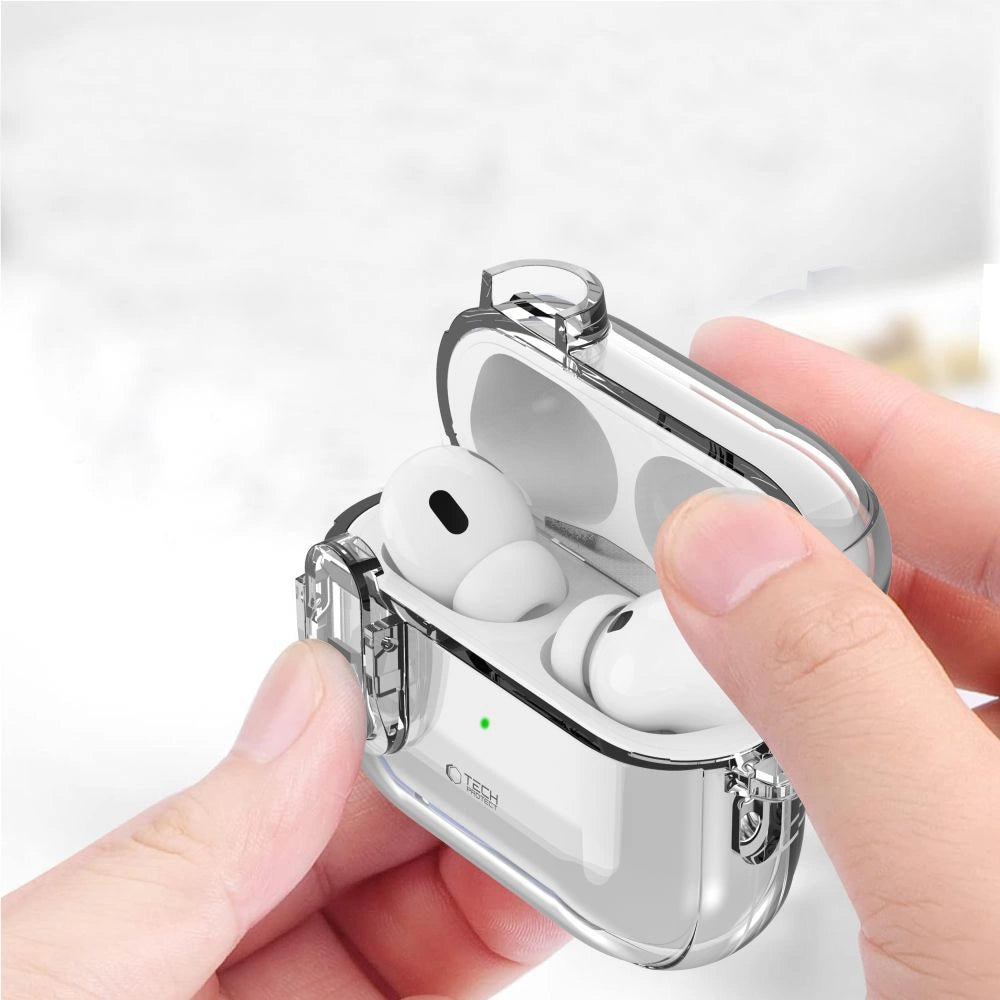 Tech-Protect Slim Hook Case til AirPods 1 / 2 - Klar