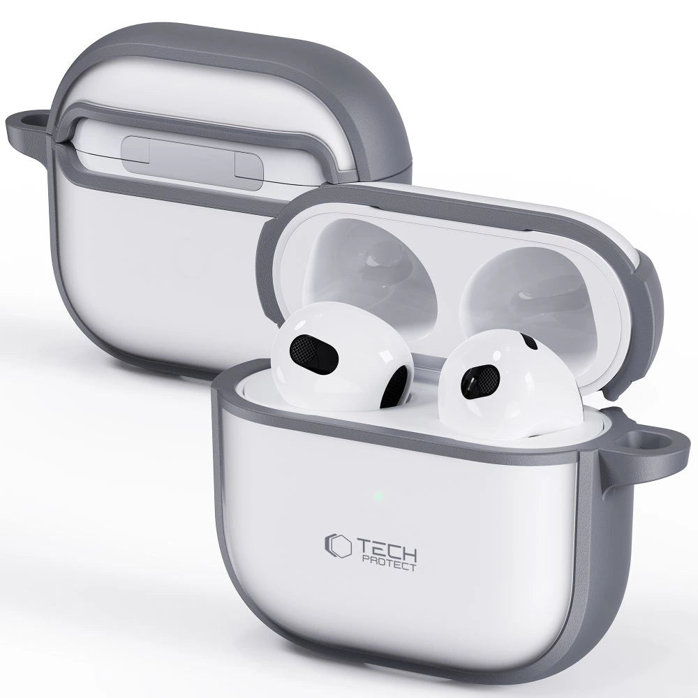 Tech-Protect Slim Hook Case til AirPods 4 - Grå