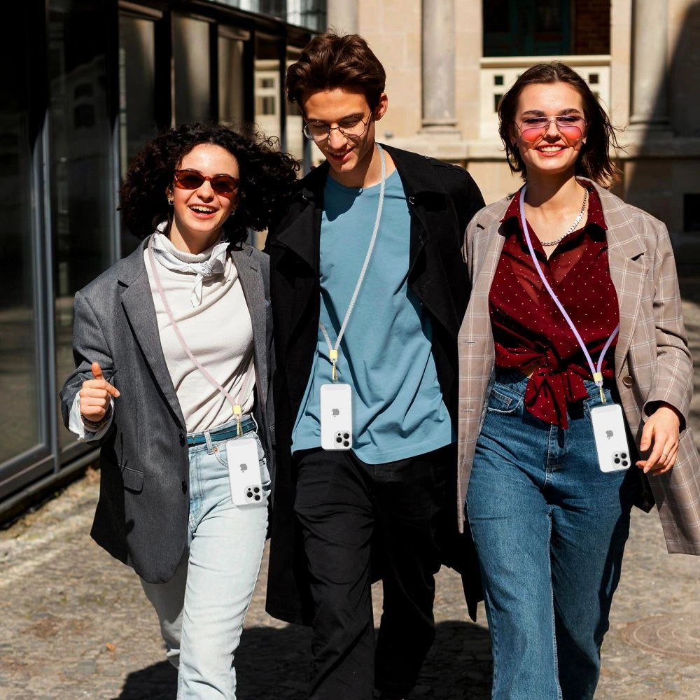 Tech-Protect C2S Rope Crossbody Strap Leash - Pink