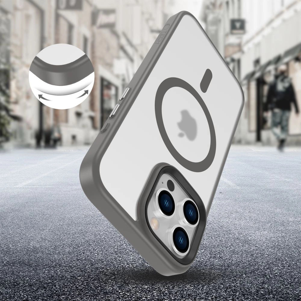 Tech-Protect MagMat MagSafe-hylster til iPhone 16 Pro Max - titanium