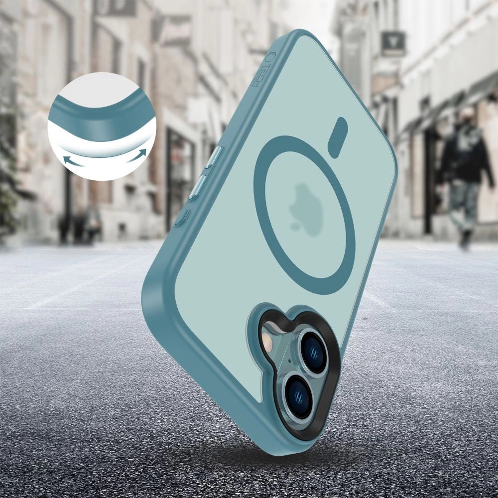 Tech-Protect MagMat MagSafe iPhone 16 Case - Blå