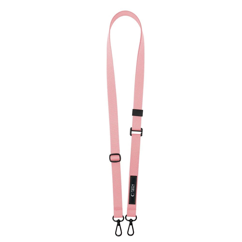 Tech-Protect C65 Rope Crossbody Leash - Pink