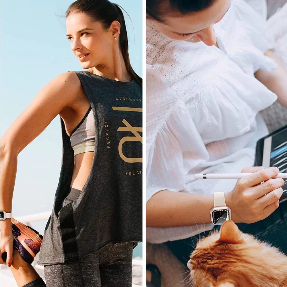 Tech-Protect Defense360 Case til Apple Watch 46 mm - sort - orange