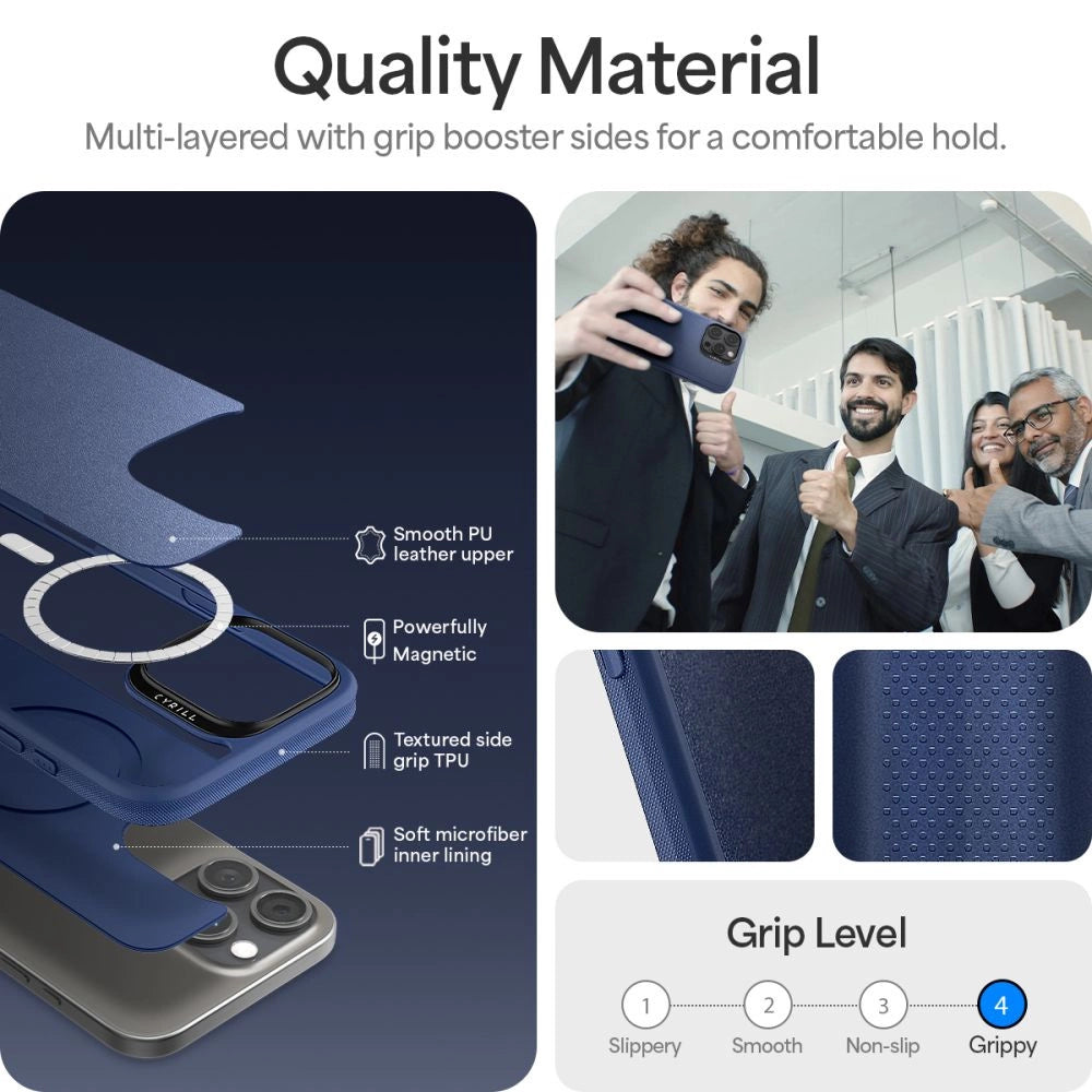 Spigen Cyrill Kajuk Mag iPhone 16 Pro Case - Blue